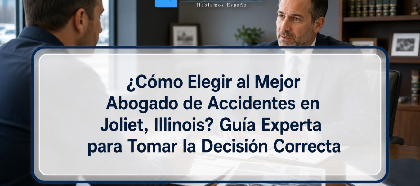 ¿Cómo Elegir al Mejor Abogado de Accidentes en Joliet, Illinois? Guía Experta para Tomar la Decisión Correcta