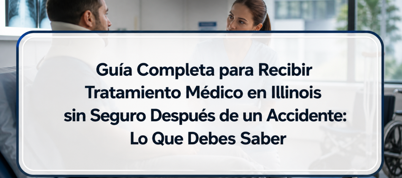 Guía Completa para Recibir Tratamiento Médico en Illinois sin Seguro Después de un Accidente: Lo Que Debes Saber
