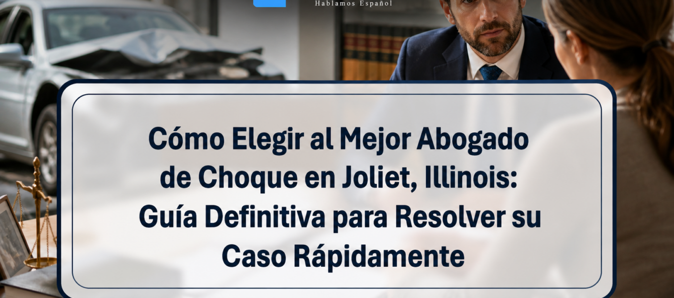 Cómo Elegir al Mejor Abogado de Choque en Joliet, Illinois: Guía Definitiva para Resolver su Caso Rápidamente